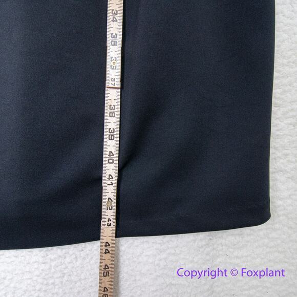 New! Eloquii black sheath dress square neck cap sleeve, size 24 - Picture 3 of 12